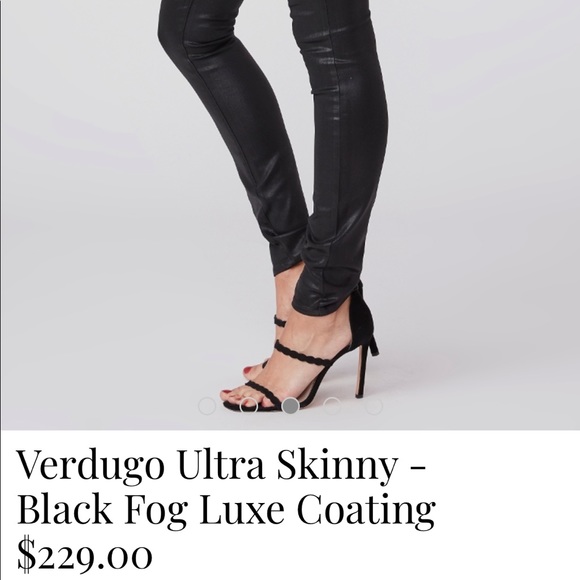 Paige Verdugo Black Fog Luxe Coating Skinny - Picture 2 of 10